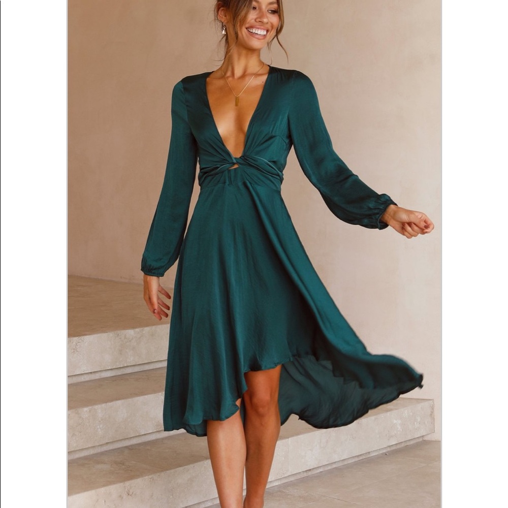 NWT Billy J Starry Nights dress Emerald